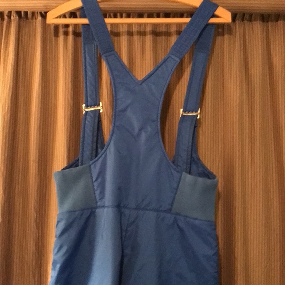 Vintage SKITEX Unisex Blue Ski Snow Bib Overalls Size 14 Yourh - Picture 5 of 7
